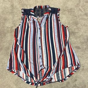 No Boundaries 4th of July tank top. Size Small